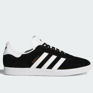 ADIDAS GAZELLE BLACK SNEAKER SHOES 7.5